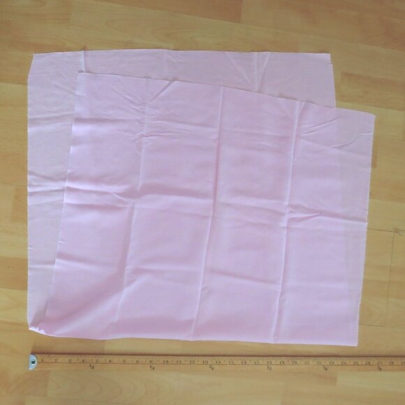 Vintage Pink Silk Sewing Fabric Material Suitable for Tops Blouses Lingerie - Picture 5 of 5